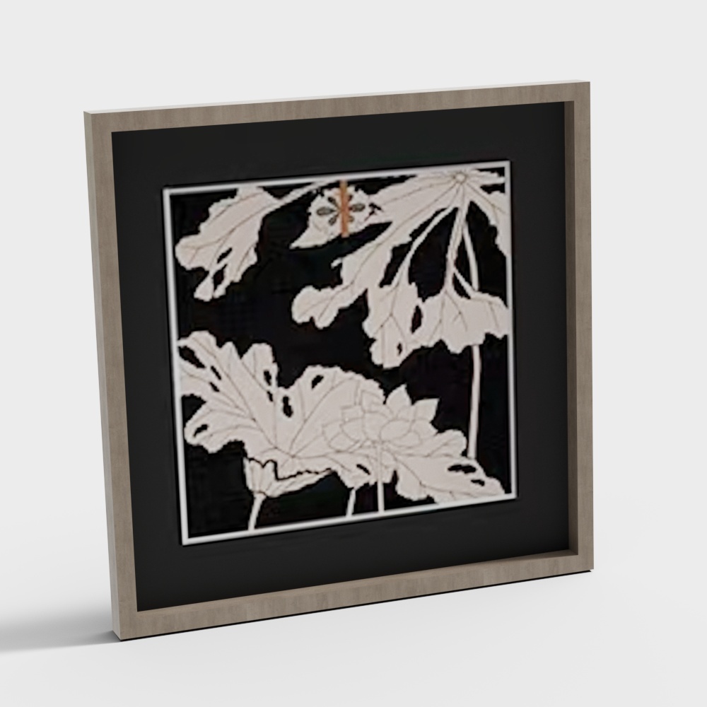 Autumn Leaf Puzzle 3D Model – Low-Poly Natural Decor