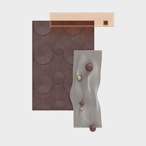 Abstract Art Cabinet 3D model