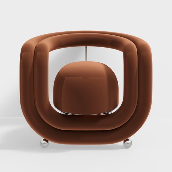 Geometric Modern Armchair 3D model