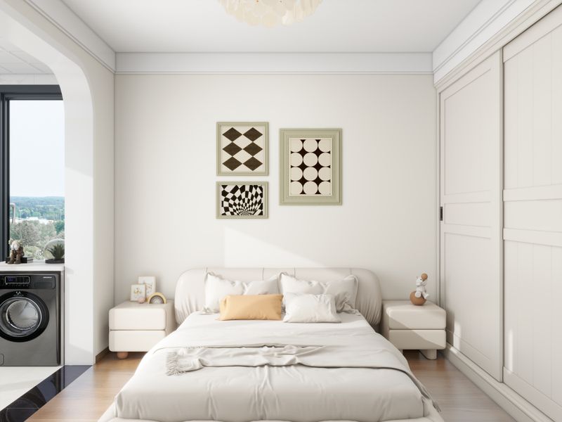 Minimalist White Bedroom Design Ideas