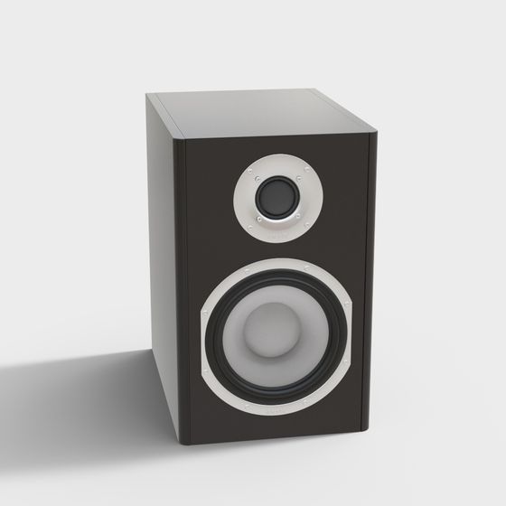 Stylish 3D Audio Speaker Model