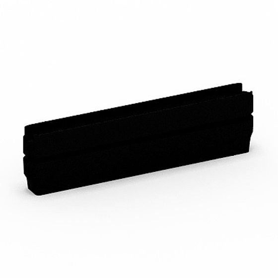 (Smart) 12W Adjustable Grille Ultra-Thin 3D Model in Black