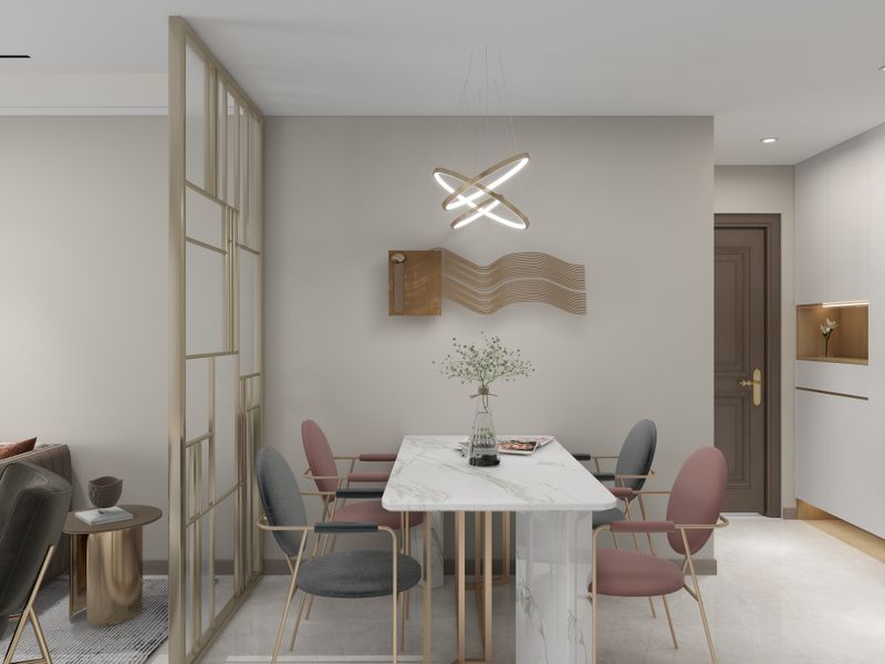 Modern Dining Room Design with Neutral Tones