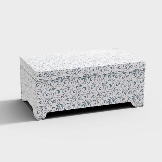 Stylish Storage Box 3D model for Contemporary Spaces
