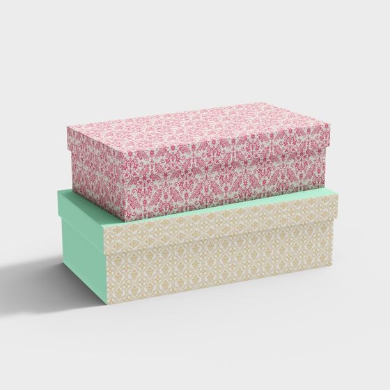 Dreamy Gift Boxes 3D model