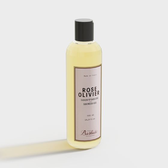 Elegant Rose Olivier Shower Gel 3D model