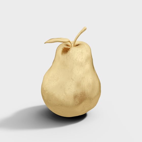 Golden Pear 3D model