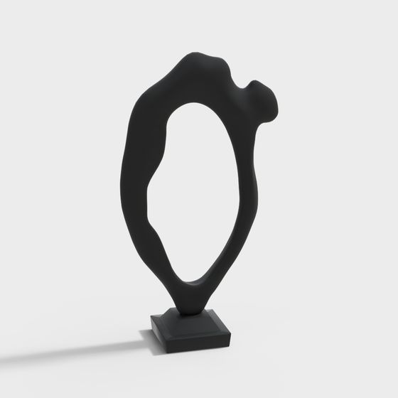 Abstract Art Column 3D Model