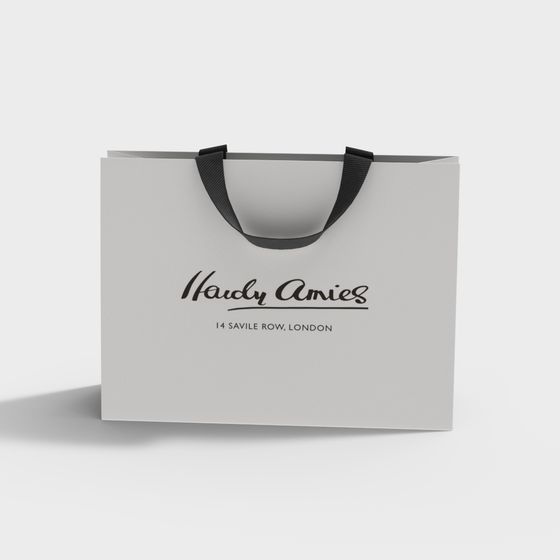 Elegant Shopping Bag 3D model for Modern Design