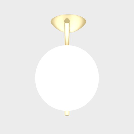 Stylish Round Ceiling Light 3D model for Modern Spaces