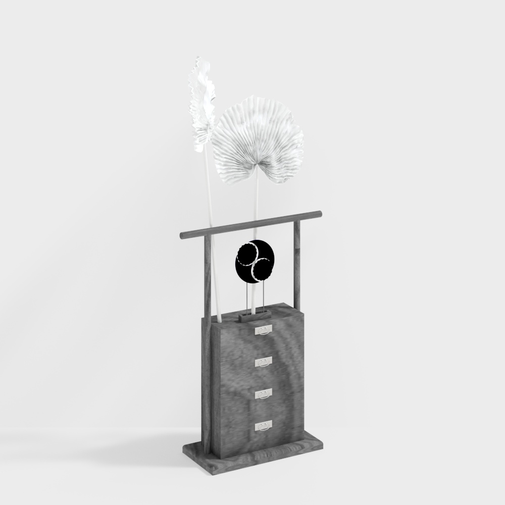 Chinese style storage rack