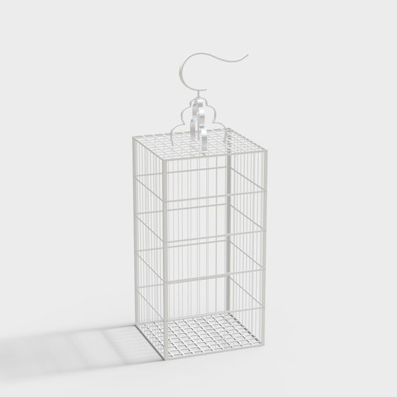 Minimalist Birdcage 3D model