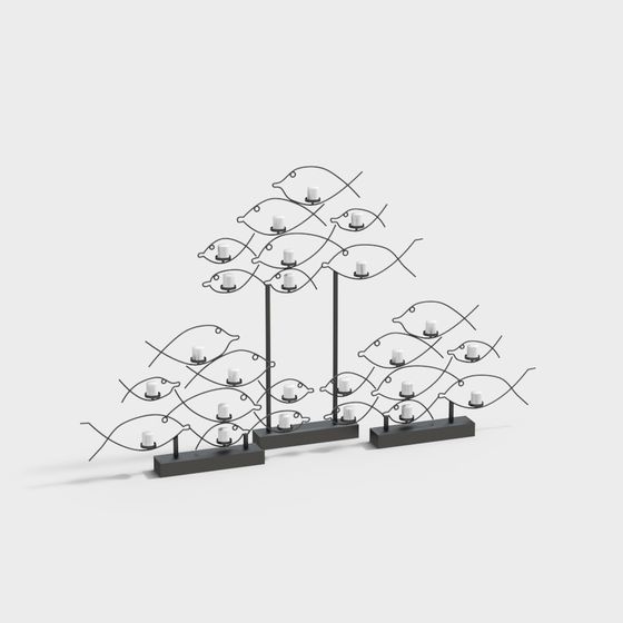 Dolphin Wave 3D Model