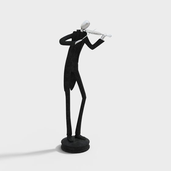 Artistic 3D Model - String Musician 3D model