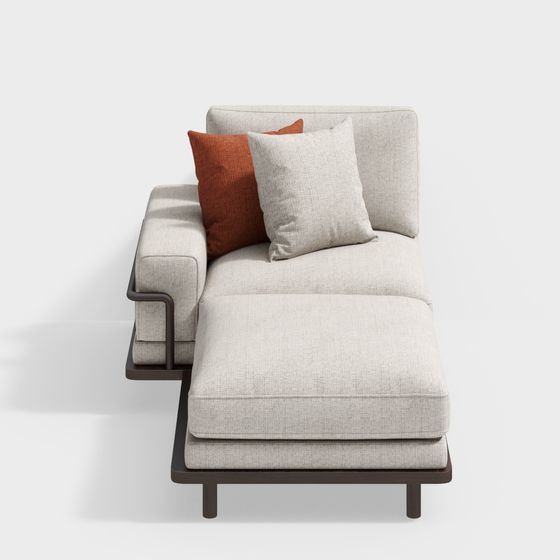 Urban Comfort Sofa 3D Model