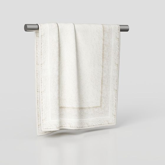 Elegant Towel 3D model