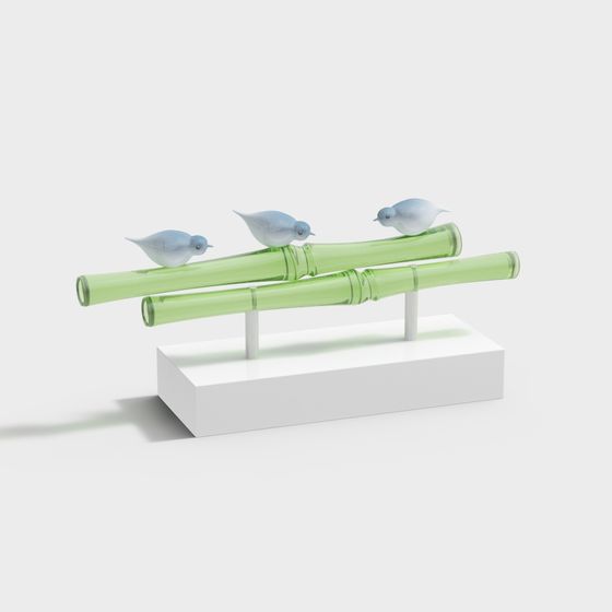 Bamboo Grove Retreat 3D Model for Creative Projects