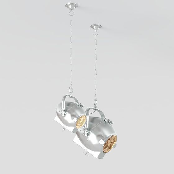 Elegant Low-Poly Chandelier 3D Model