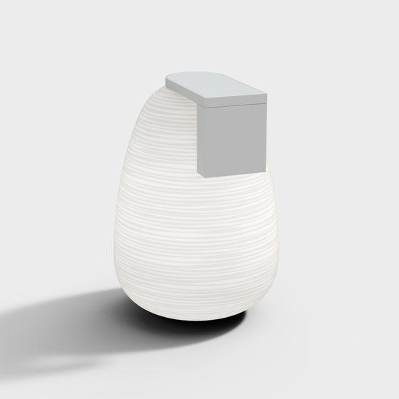 Sleek Streamlined Vase 3D model