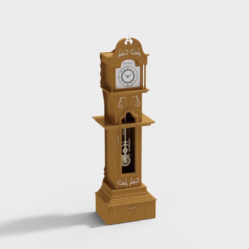 European retro clock