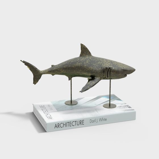 Mystical Shark 3D Model for Creative Projects