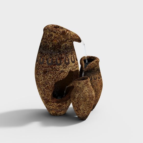 Desert Eye 3D Model - Fantasy Fountain Design