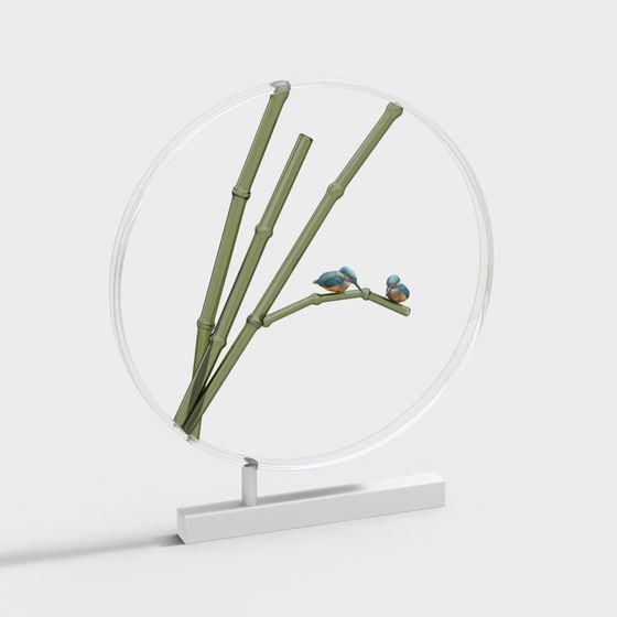 Bamboo Forest Love 3D model