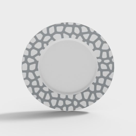 Geometric-Inspired Round 3D Model with Natural Elegance
