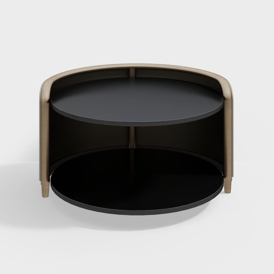 Stylish Round Table 3D Model for Contemporary Spaces