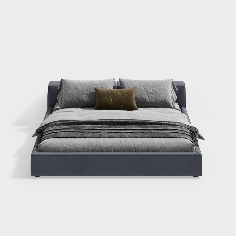 Современная двуспальная кровать