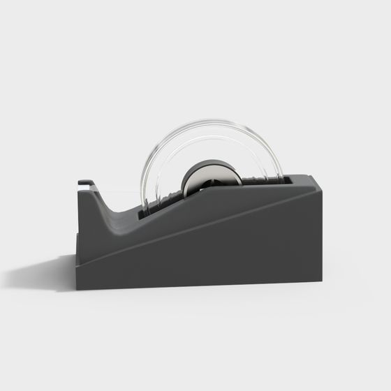 Stylish Low-Poly Tape Dispenser 3D model