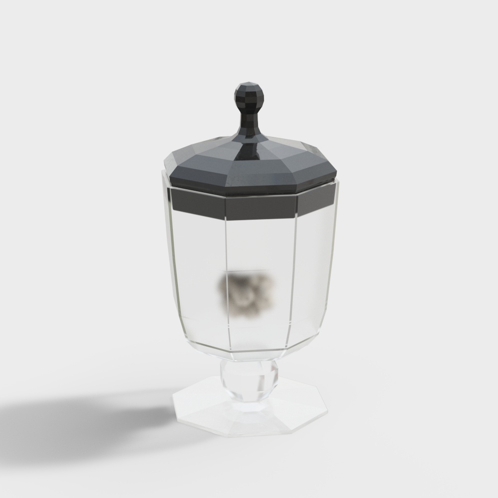 modern simple glass furnishings