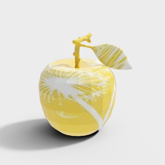 Vibrant Lemon 3D model for Creative Use
