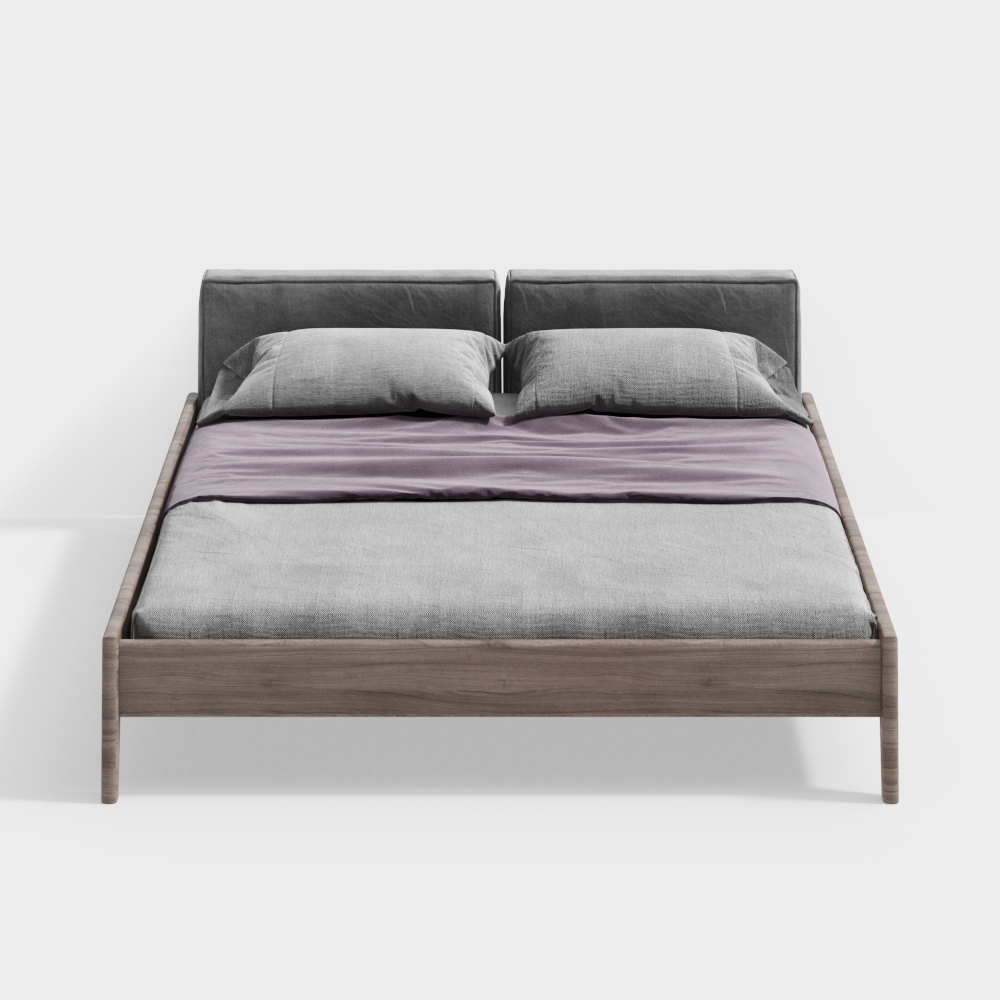 Giường đôi Wabi-Sabi