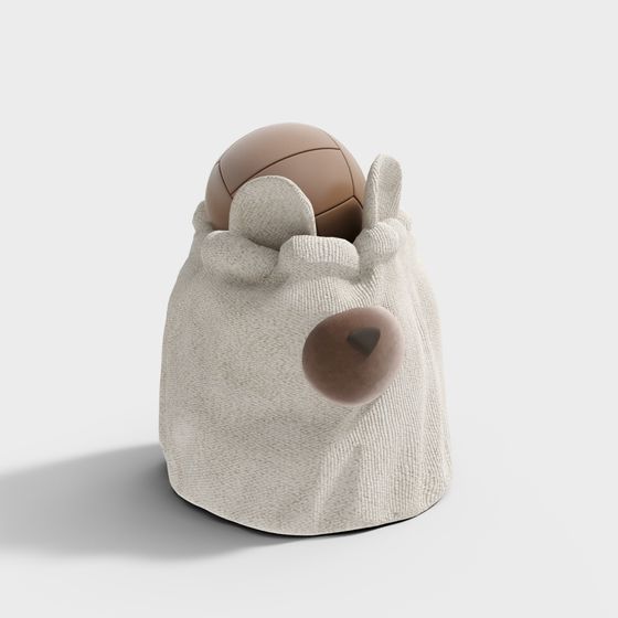 Cozy Critter Low-Poly 3D model for Creative Projects