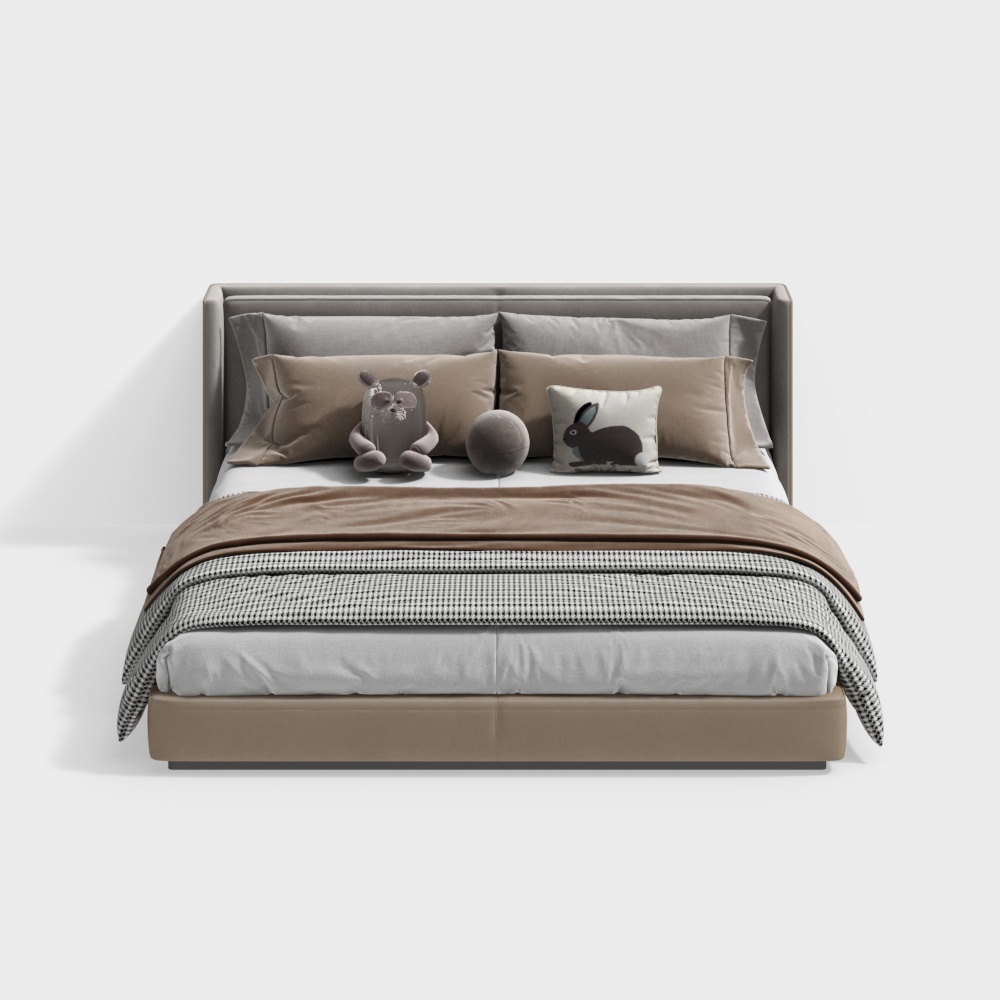 Creamed bed for children