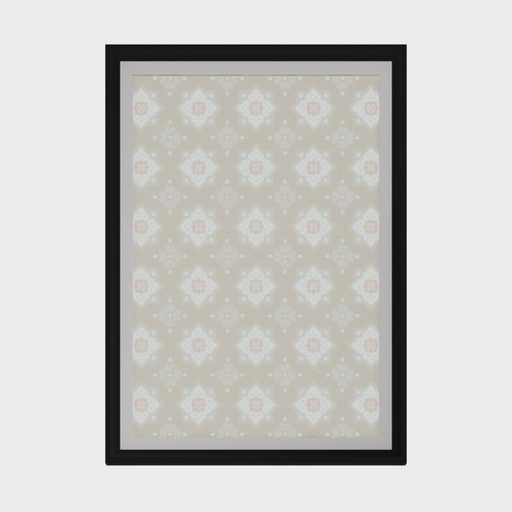 Retro Geometric 3D model for Creative Use