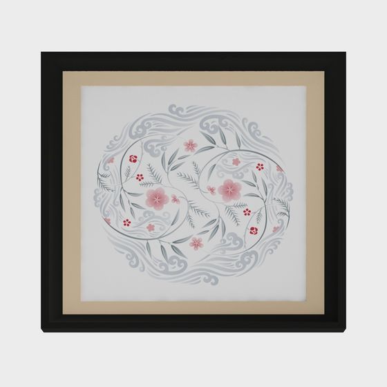 Spring Floral Whisper 3D model