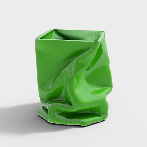 Origami Art Vase 3D model