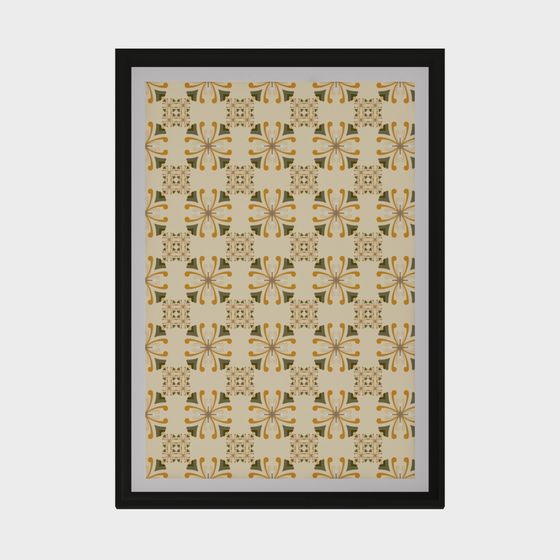 Vintage Tiles 3D model for Creative Designs