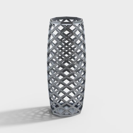 Lattice Cylinder 3D model for Modern Design