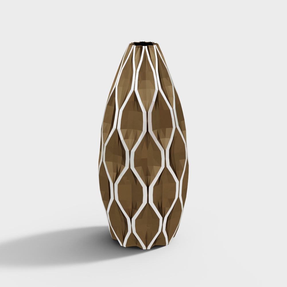 trang trí bình gốm