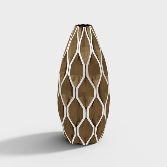 trang trí bình gốm