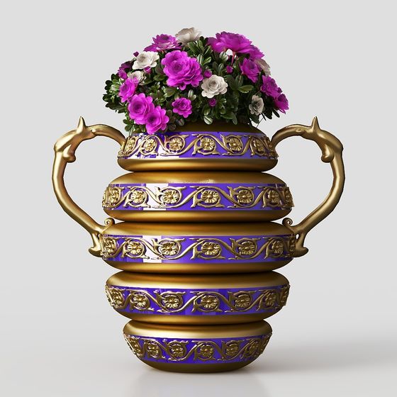 cây trồng trong chậu hiện đại