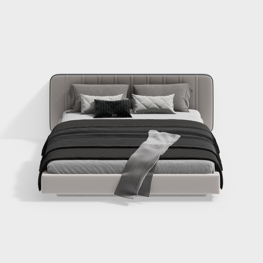 Giường đôi hiện đại