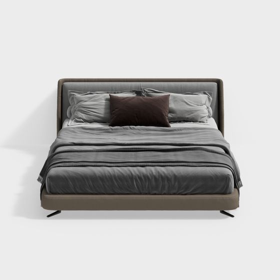 Modernes minimalistisches Bett