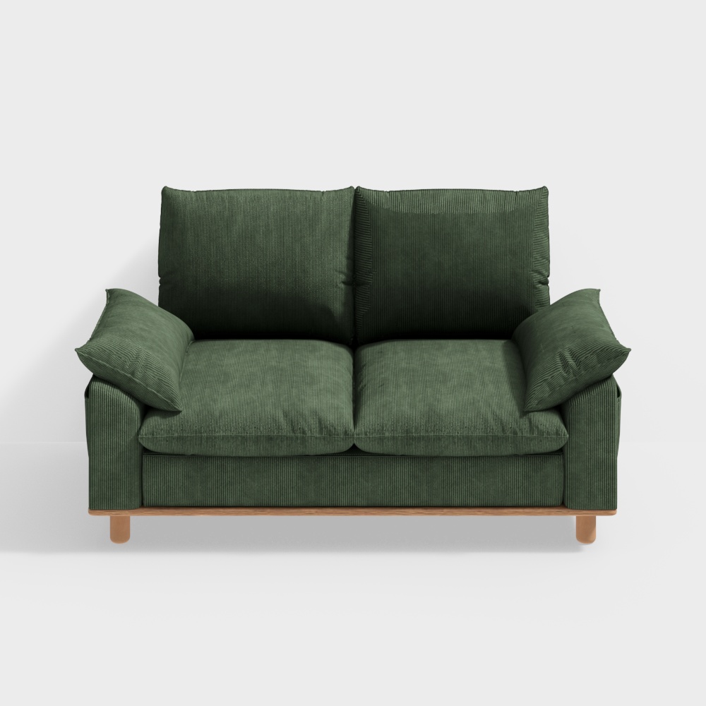Ghế sofa đầy đủ nhỏ Arbor - Ghế sofa vải gỗ đặc yêu thích