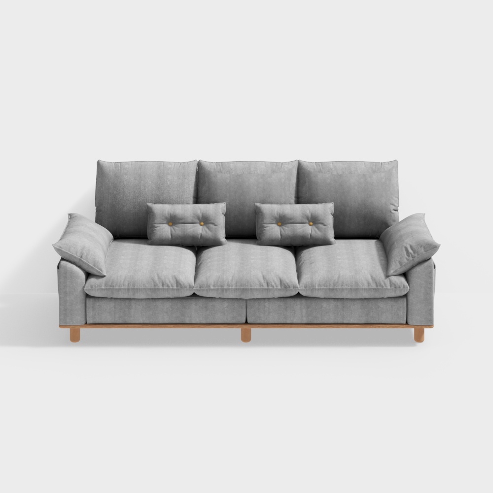 Sofa nhỏ Full - Vải gỗ tự nhiên
