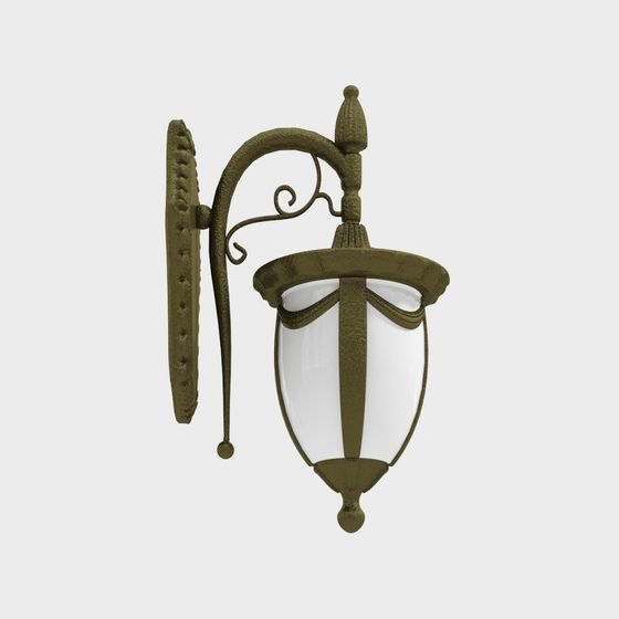 Vintage Wall Lamp 3D model with Elegant Design