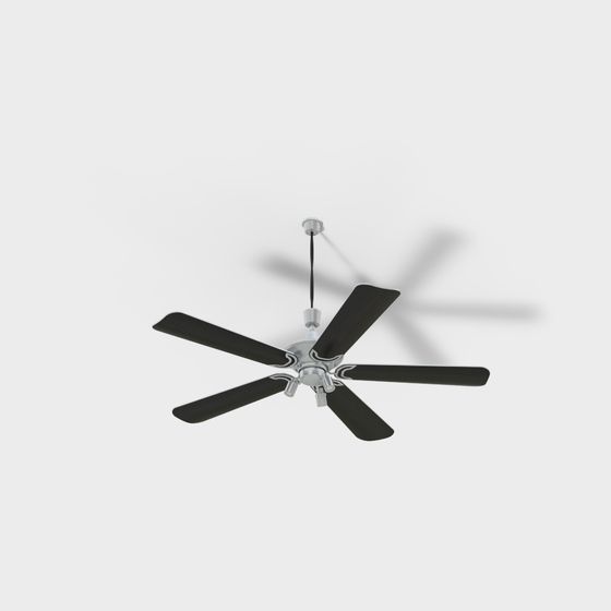 Stylish Minimalist Ceiling Fan 3D model